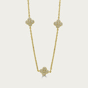 The Shining Mini Clovers Necklace