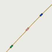 The Multi Baguette Stone Bracelet