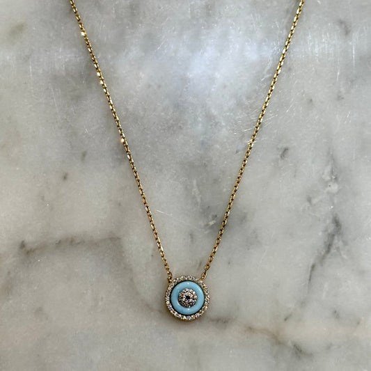 The Murano Glass Evil Eye Necklace