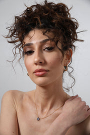 The Round Enamel Evil Eye Necklace