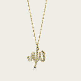 The Classic Pave Allah Necklace