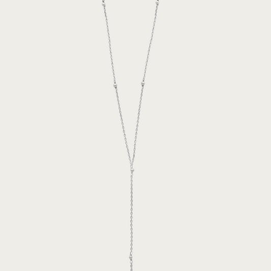 The Micro Pearl Lariat