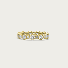 The High and Low Bezel Eternity Ring