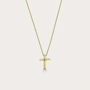 The Dainty Diamond Cross Necklace