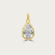 The Victorian Setting Pear Pendant