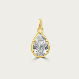 The Victorian Setting Pear Pendant