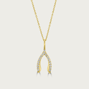 The Fluted Wishbone Necklace