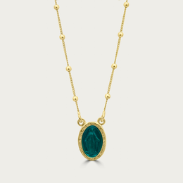 The Enamel Madonna Necklace
