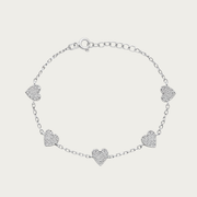 The Shining Mini Heart Bracelet