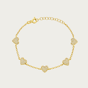The Shining Mini Heart Bracelet