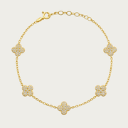 The Shining Mini Clovers Bracelet