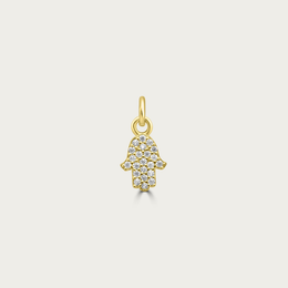 The Pave Mini Hamsa Charm