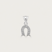 The Pave Mini Horseshoe Charm