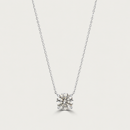 The Mega Luxe CZ Solitaire Necklace