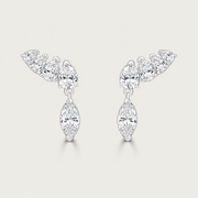 The Graduated Pear and Marquise Studs