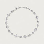 The Mixed Cut Bezel Bracelet