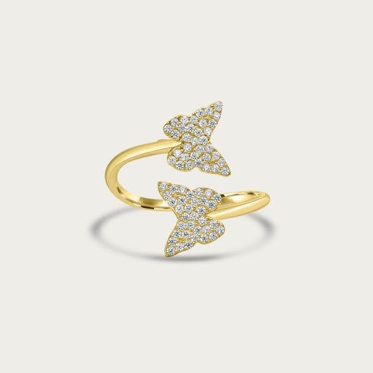 The Happy Butterflies Ring