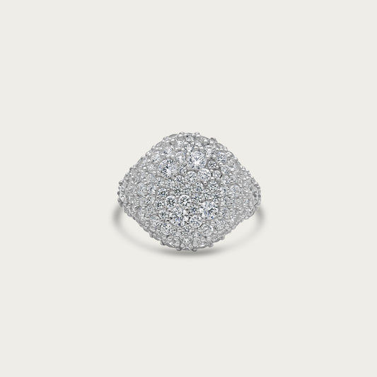 The Sparkling Mosaic Signet Ring