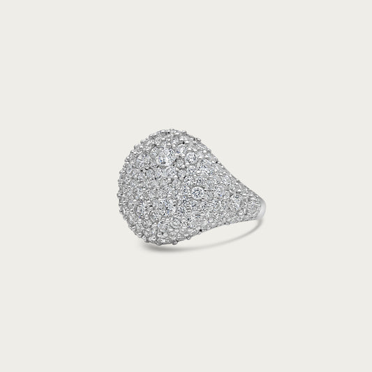 The Sparkling Mosaic Signet Ring