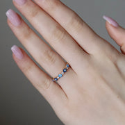 The Enamel Evil Eye Ring