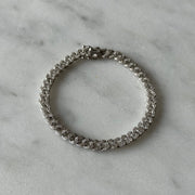 The Mini Iced Out Cuban Link Bracelet