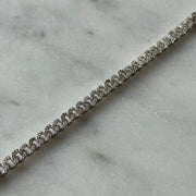 The Mini Iced Out Cuban Link Bracelet