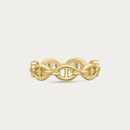 The Sculpted Mariner Link Ring