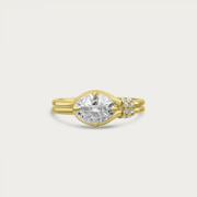 The Diamond Buckle Ring