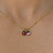 The Pretty In Pink Ladybug Charm
