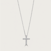 The Pave Cross Necklace