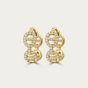 The Pave Mariner Link Hoops