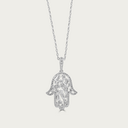 The Mosaic Hamsa Necklace