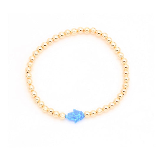 The Opal Hamsa Armcandy Bracelet
