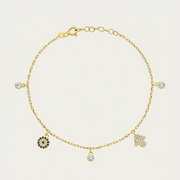 The Evil Eye And Hamsa Charm Bracelet