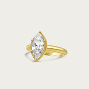 The Victorian Setting Marquise Solitaire Ring