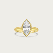 The Victorian Setting Marquise Solitaire Ring