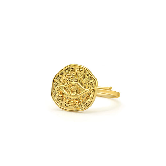 The Vintage Eye Medallion Ring