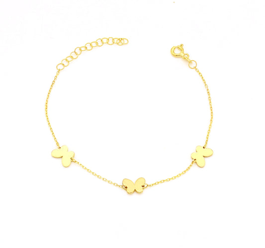 Three Butterflies Bracelet